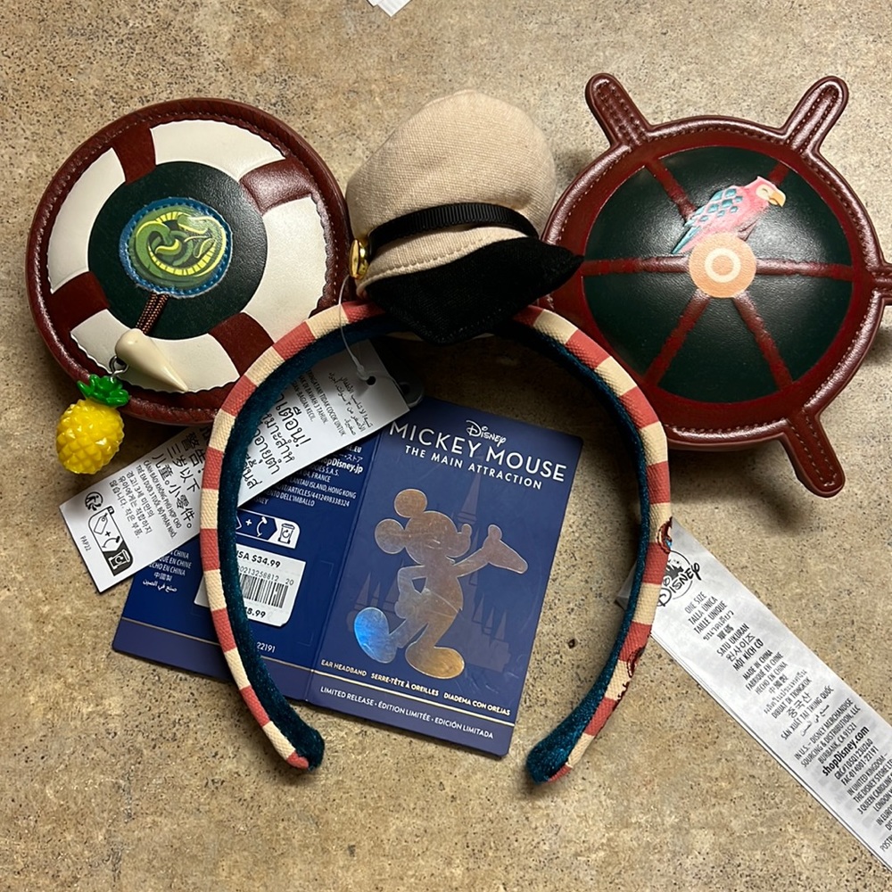 Disney Parks Mickey Main Attraction Jungle Cruise Ears
